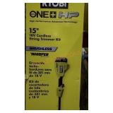 Ryobi 15" 18v Cordless String Trimmer Kit