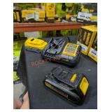 DeWalt 20v 1.5 ah and 1.7 ah battery and charger