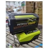Ryobi 40v 6 ah battery and charger
