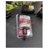 Milwaukee 2-7/8" hole saw with arbor