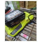 Ryobi 18v 4 ah battery and charger