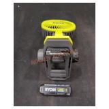 RYOBI 4v USB Lithium Clamp Fan & 2Ah Battery