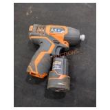 Ridgid 12v 1/4" Impact Driver Battery Included