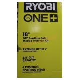 Ryobi 18" 18v Cordless Pole Hedge Trimmer Kit