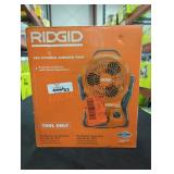 Ridgid 18v hybrid jobsite fan
