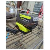 Ryobi 40v 6 ah battery and charger