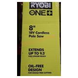 Ryobi 8" 18v Cordless Pole Saw