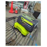 Ryobi 40v 6 ah battery and charger