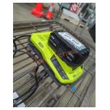 Ryobi 18v 4 ah battery and charger