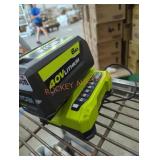 Ryobi 40v 6 ah battery and charger