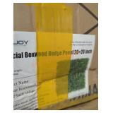 Artificial boxwood hedge panel 20" x 20"