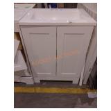 GlacierBay 24" White Bathroom Vanity