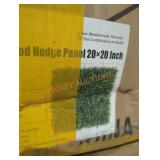Artificial boxwood hedge panel 20" x 20"