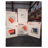 (5) Assorted Honeywell Thermostats