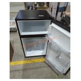 Vissani mini fridge silver/black