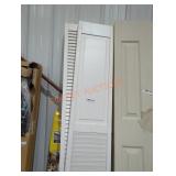 White 12" x 80" bifold door