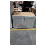 Double Door Wall Cabinet w/Shelf