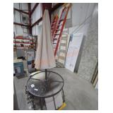 Outside patio 4 chairs and table