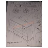 White Dresser Unknown Size