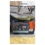Hampton Bay 54"Color Changing Celing Fan