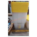 (9) HDX 17gal. Tough Tote with Lids