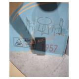 3 PC dining table set black