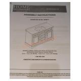 Home Decor. Co. Doveton 48" Vanity, White