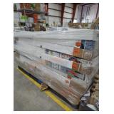 Skid lot of 13 interior doors different sizes