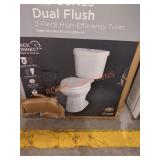 Glacier Bay 2pc. dual Flush Toilet