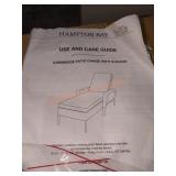 Cambridge Brown Resin Wicker Chaise Lounge