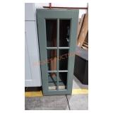 Green Open Window Cabinet 30-1/2"H x 12"L x 13W,