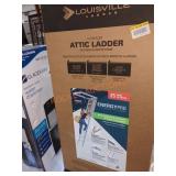 Louisville Ladder Aluminum Attic Ladder 7