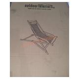 Outdoor Interiors Folding Swing Lounge Chair