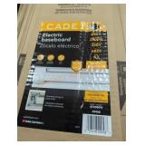 2 96" baseboard electric heaters