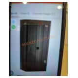 Suncast mega tall storage cabinet