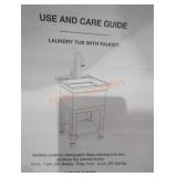 Glacier Bay all in 1 24" x 24" white utility sink