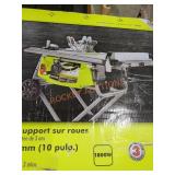 Ryobi 10" Table Saw with Rolling Stand