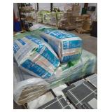 Skid full of 6 rolls of R19 insulation