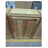 Light wooden cabinets two shelves