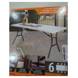 Lifetime 6 ft folding table