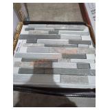 Grey/clear tile 10 sheets