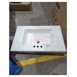 Sink counter white
