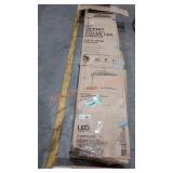 Hampton Bay 11ft. Offset Umbrella W/ Solar lights