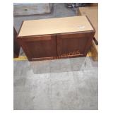 Brown Wall Cabinet 30" x 13" x 15"