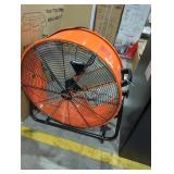 Commercial Electric orange fan