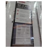 1 Delta 60" x 32" shower wall set white