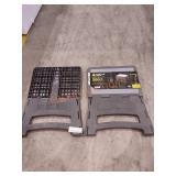 (2) Gorilla Ladders 1-Step Plastic Step Stools