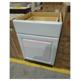 24" x 25" x 35" white cabinet base