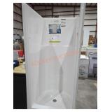 32" x 32" x 72" 1 piece shower