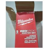 Milwaukee Red Stick 5 PC Master Set